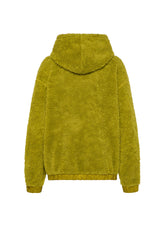 GIACCA ORSETTO CON CAPPUCCIO VERDE - LIME GREEN | DEHA