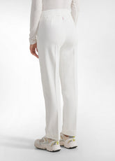 MODAL GABARDINE STRAIGHT PANTS - WHITE - MILK WHITE | DEHA