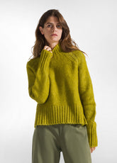 PULLOVER SOFFICE COLLO ALTO VERDE - Rhythm | DEHA
