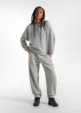 PANTALONE BALLOON IN FELPA GRIGIO - Leggings & Pantaloni sportivi - Outlet | DEHA