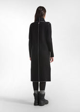 ZWEIFARBIGE STICKKLEID - SCHWARZ - BLACK | DEHA