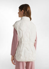 LIGHT PADDED VEST - WHITE - MILK WHITE | DEHA