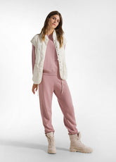 LIGHT PADDED VEST - WHITE - MILK WHITE | DEHA