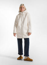 ECO-FRIENDLY SHEEPSKIN COAT - WHITE - Jacket - Outlet | DEHA