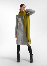 SCIARPA CON FRANGE VERDE - Accessori | DEHA