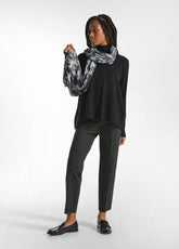 PASHMINA STAMPATA MISTO LANA GRIGIO - Accessori - Outlet | DEHA