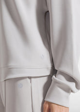 FELPA GIROCOLLO IN MODAL SOFT TOUCH GRIGIO - ICE GREY | DEHA