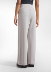 PANTALONE PALAZZO IN MODAL SOFT TOUCH GRIGIO - ICE GREY | DEHA
