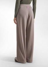PANTALONE PALAZZO IN MODAL SOFT TOUCH TORTORA - TAUPE | DEHA