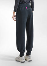 TUTA FELPA CON ZIP E PANTALONE JOGGER IN MODAL SOFT TOUCH NERO - | DEHA