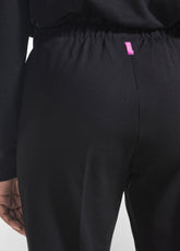 PANTALONE IN PUNTO MILANO NERO - BLACK | DEHA