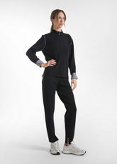 PANTALONE BICOLORE DRITTO NERO - Pantaloni | DEHA