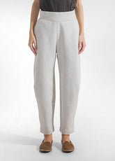 PANTALONE BALLOON IN LUREX BIANCO - SALT WHITE | DEHA