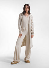GIILET IN MAGLIA MISTO CASHMERE BEIGE - BEIGE MELANGE | DEHA