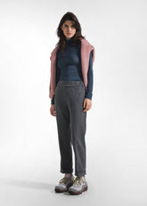 T-SHIRT A MANICA LUNGA CON COLLO LUPETTO IN MISTO CASHMERE BLU - NIGHT BLUE | DEHA