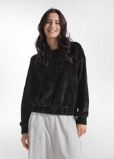 FELPA GIROCOLLO NERO - BLACK | DEHA