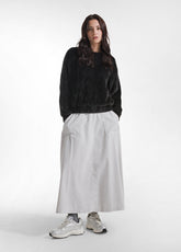 FELPA GIROCOLLO NERO - BLACK | DEHA