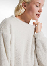 FELPA GIROCOLLO BIANCO - MILK WHITE | DEHA