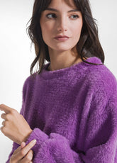 FELPA GIROCOLLO VIOLA - VIOLET | DEHA