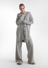LUREX-WOLL-CARDIGAN - GRAU - Lurex | DEHA