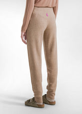 PANTALONE IN MAGLIA LUREX BEIGE - BEIGE | DEHA
