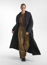 CAPPOTTO LUNGO IN NYLON NERO - Giacche e Giubbotti | DEHA