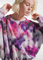 TUTA FELPA E PANTALONE CON STAMPA FLOREALE GRIGIO - | DEHA