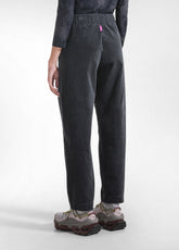 PANTALONE DRITTO IN VELLUTO STRETCH GRIGIO - LEAD | DEHA