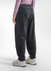 PANTALONE BALLOON IN VELLUTO STRETCH GRIGIO - LEAD | DEHA