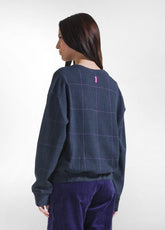 FELPA IN JACQUARD BLU - NIGHT BLUE | DEHA