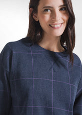 FELPA IN JACQUARD BLU - NIGHT BLUE | DEHA