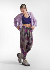 CARDIGAN IN MISTO LANA DI ALPACA CON ZIP VIOLA - BRIGHT VIOLET | DEHA