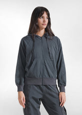 FELPA CON ZIP E CAPPUCCIO GRIGIO - Leisurewear | DEHA