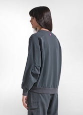 FELPA GIROCOLLO CLASSICA GRIGIO - LEAD | DEHA