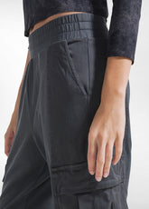 GREY CARGO PANTS - LEAD | DEHA