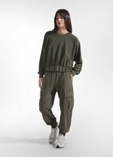 PANTALONE CARGO VERDE | DEHA