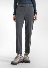 PANTALONE DRITTO CON RISVOLTO GRIGIO - LEAD | DEHA