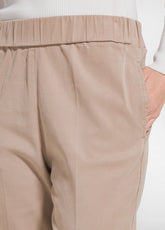 PANTALONE DRITTO CON RISVOLTO MARRONE - CAMEL BROWN | DEHA
