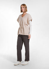 PANTALONE DRITTO CON RISVOLTO MARRONE - COCOA BROWN | DEHA