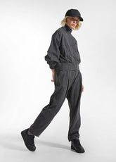 COMPLETO GIACCA IN FELPA E PANTALONE MORBIDO GESSATO GRIGIO - Comfort Sets | DEHA