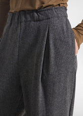 COMPLETO GIACCA IN FELPA E PANTALONE MORBIDO GESSATO GRIGIO - | DEHA