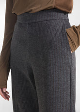 PANTALONE SIGARETTA GESSATO GRIGIO - GREY | DEHA