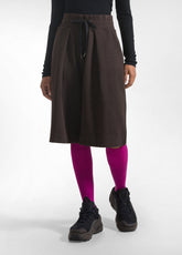 BERMUDA IN JACQUARD SPINA DI PESCE MARRONE - HERRINGBONE BROWN | DEHA