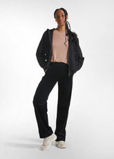 PANTALONE IN VELLUTO STRETCH NERO - BLACK Addiction | DEHA