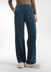 PANTALONE IN VELLUTO STRETCH BLU - NIGHT BLUE | DEHA
