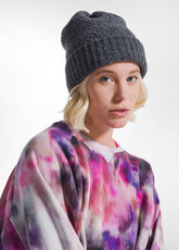 BERRETTO TINTO FADE IN MISTO LANA MERINOS NERO - Accessori | DEHA