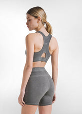 SET TOP E LEGGINGS 7/8 EFFETTO FADE NERO - Active Sets | DEHA