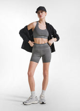 SET TOP E SHORTS SPORTIVI EFFETTO FADE NERO - Active Sets | DEHA