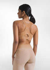SET TOP SPORTIVO E PANTALONI JAZZ EFFETTO FADE MARRONE - | DEHA