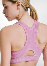 TOP SPORTIVO EFFETTO FADE ROSA - FADED PINK | DEHA